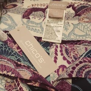 Chico's Tops - Chico's Purple Paisley Blouse NWT Chico's Tops - Chico's Purple Paisley Blouse NWT
